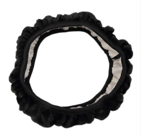 

3 pcs/set Charm Warm Long Wool Plush car Steering Wheel Cover woolen Car Handbrake Accessory hot selling