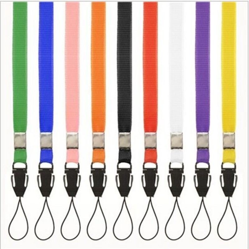 

Nylon Hang Cell Phone Neck Straps Necklace Lanyard for Badge ID Card Business Card Exhibition Card Cell Phone MP3 MP4 Fashion Candy Colors