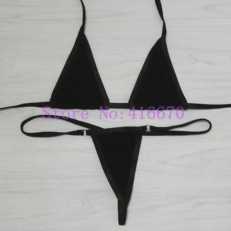 Mini Micro Bikini Women Cotton Extreme Sexy Triangle