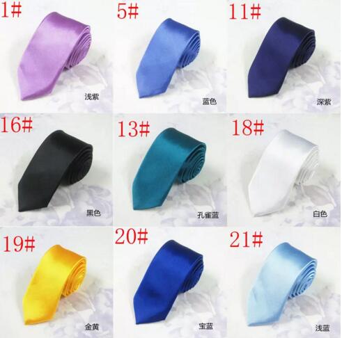 

24 Colors 5cm Casual Narrow Arrow Ties For Men Fashion Skinny Necktie Neck Ties Candy Color Slim Men s Ties