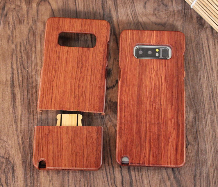 

Unique Texture Wood Phone Case For Samsung Galaxy Note 8 note8 S9 S8 Plus S7 edge S6 Customized Bamboo Wooden Cellphone Cover Back Cases, Color leave message