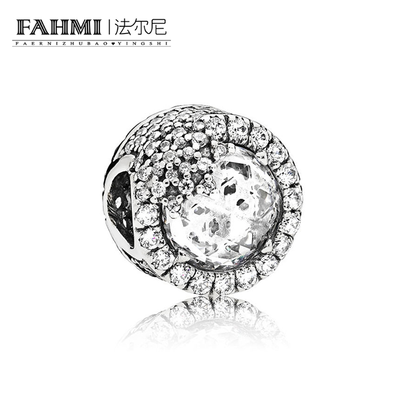 

FAHMI 100% 925 Sterling Silver 1:1 Original 796358CZ Authentic Temperament Fashion Glamour Retro Bead Wedding Women Jewelry