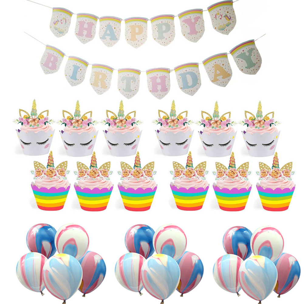 Acquista Buon Compleanno Lettere Banner Bandiera Unicorno Torte Bordo Colorato Agata Palloncino Ornamento Bambini Compleanno Festa Decorazione Set A 16 69 Dal Haoxingarden Dhgate Com