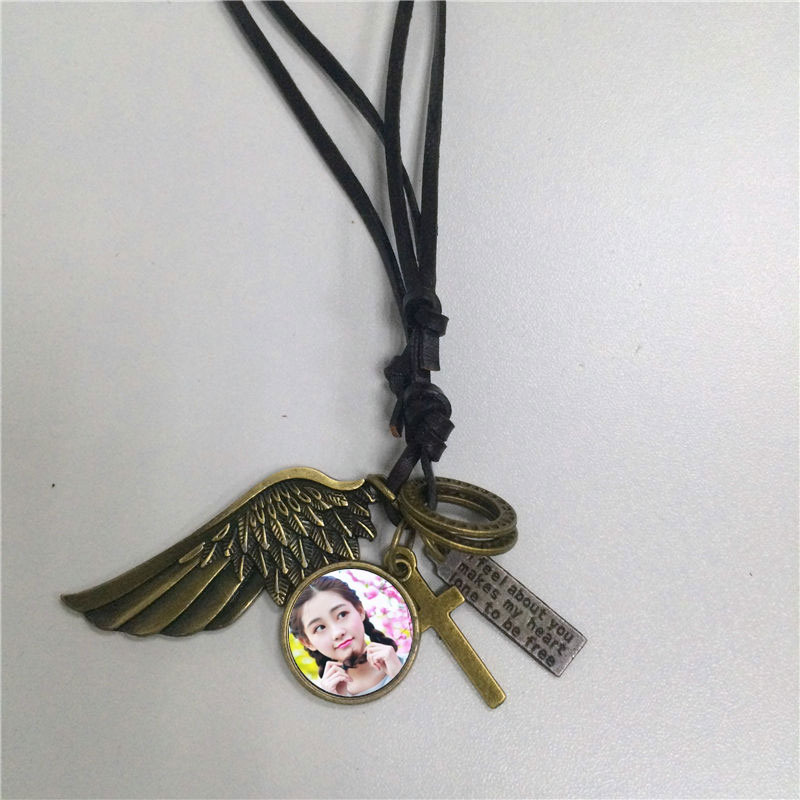 

blank necklace pendant for sublimation Ancient silver Bronze heart thermal sublimation jewelry customizable diy supplies
