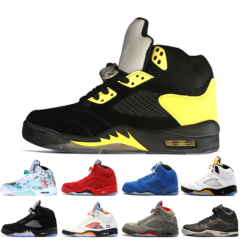 

2018 5 5s Wings International Flight Men Basketball Shoes 16 Prem HC Low China Silver White SUP men sports sneakers designer trainers, #10 oregon pe
