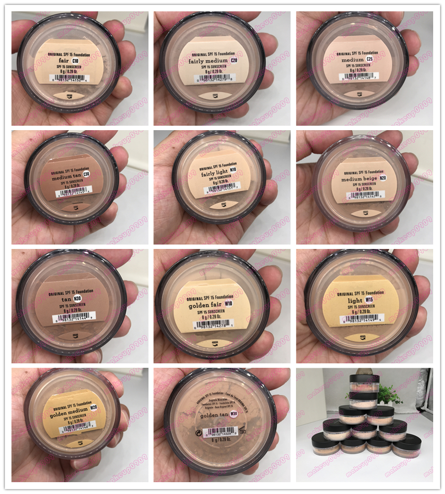 

New color fairly medium golden fair Minerals Original Foundation SPF15 medium beige tan light golden warmth ignite vintage peach blush