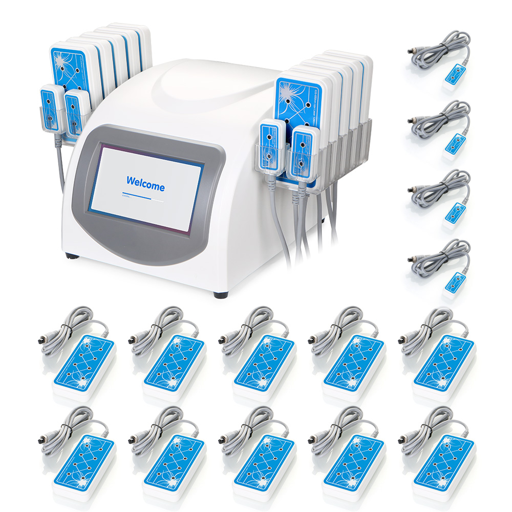 

2015 Hot Sales Body Slimming Diode Lipo Laser Weight Loss LLLT Salon Beauty Equipment With 14 Pads