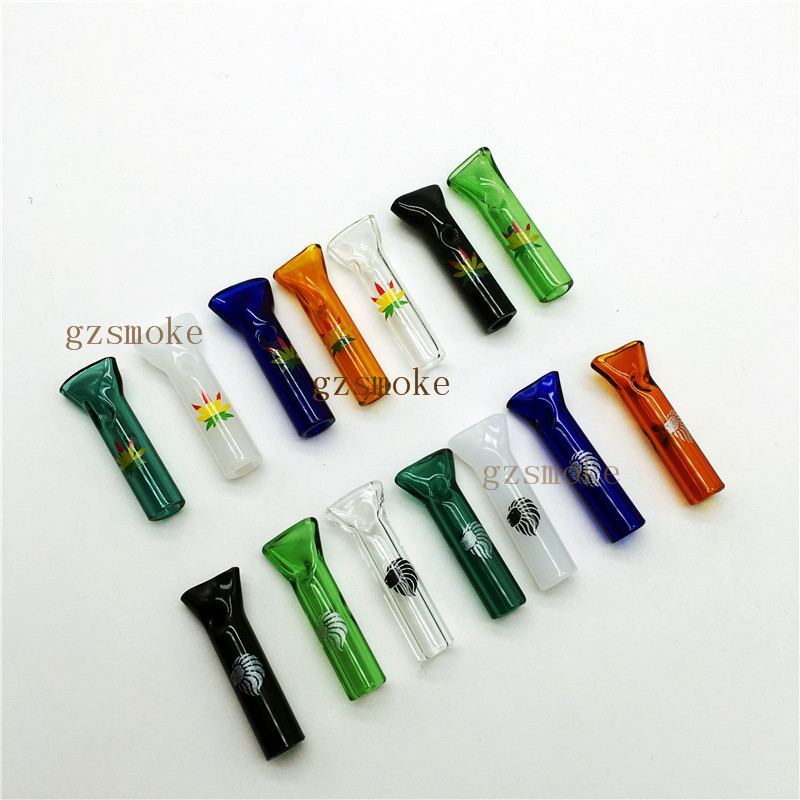 

Glass Steamroller Filter Tips Rolling tip Heady Cigarette Dry herb cypress phuncky Holder tobacco pyrex hitman smoking accessories