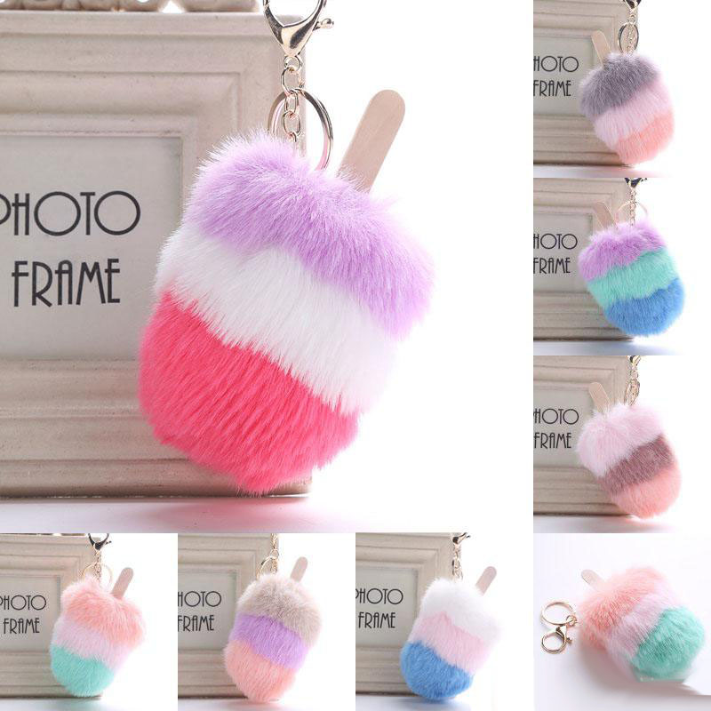 wholesale pom pom keychains