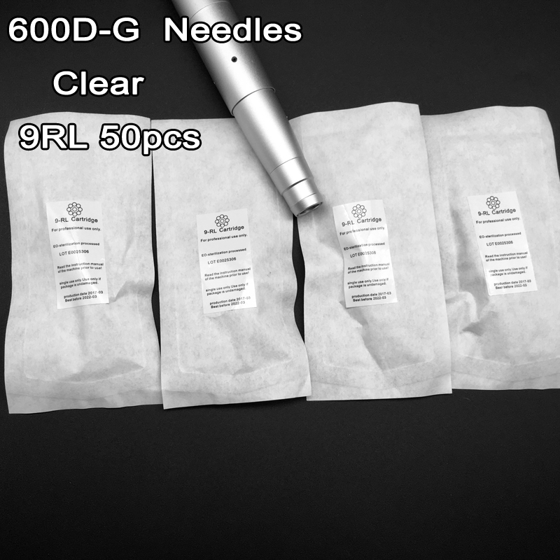 

Best Selling 600D-G 9RL Permanent Makeup needles 7mm Eyebrow Lips Eyeliner Tattoo Needles For Nouveau Permanent makeup machine Pen