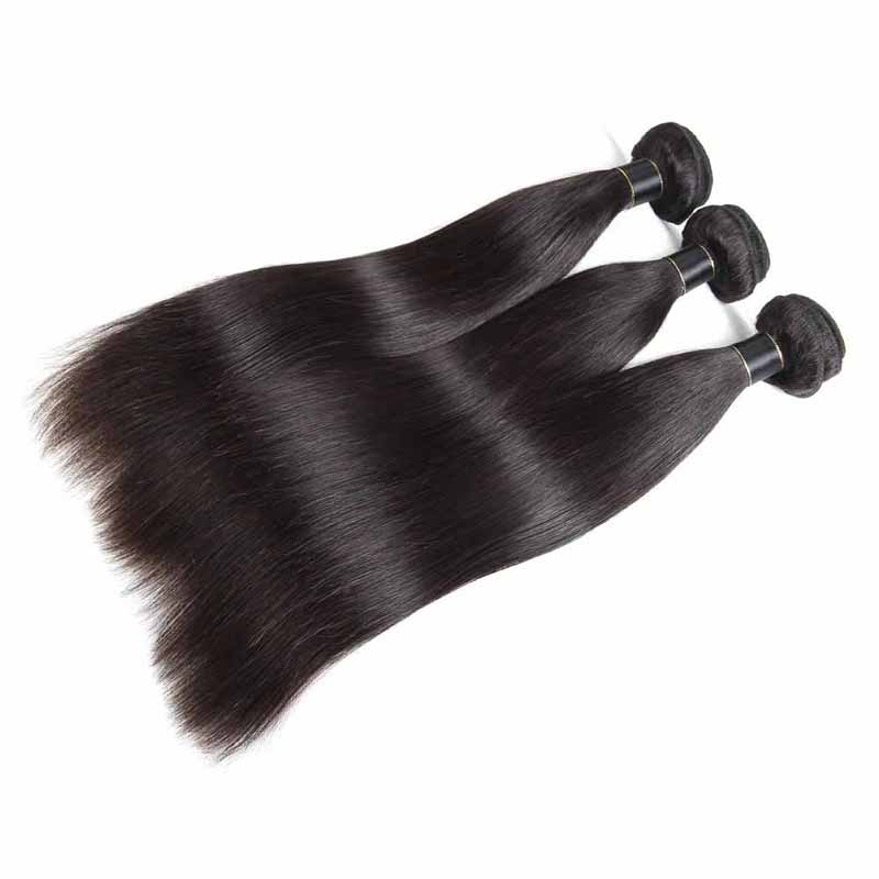 

Brazilian Virgin Human Hair Weaves Straight 100g/pcs Malaysian Peruvian Virgin Human Hair Bundles Weaves Natural Black Hair Weft