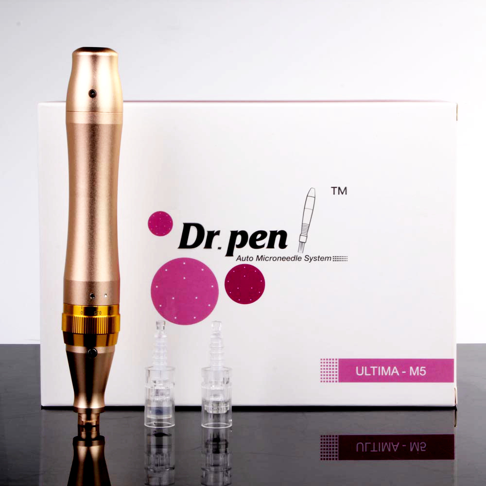 

Ultima M5 Dr. Pen Derma Pen Auto Microneedle System Adjustable Needle Lengths 0.25mm-3.0mm Electric DermaPen Stamp Auto Micro Needle Roller