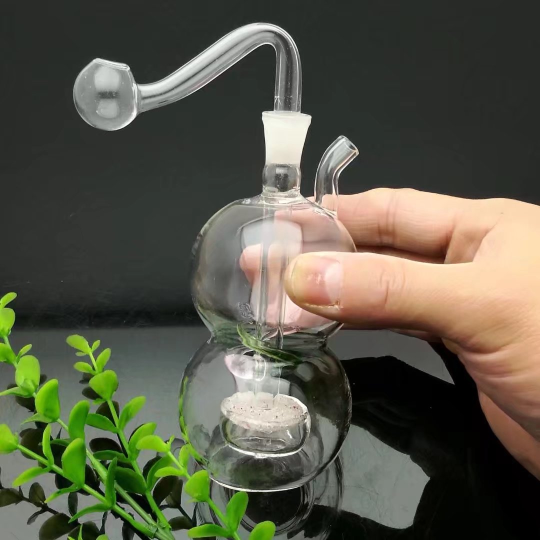 

Water glass sand core mute snuff bottle gourd Wholesale bongs Oil Burner Pipes Water Pipes Glass Pipe Oil Rigs Smoking, Free Shipping