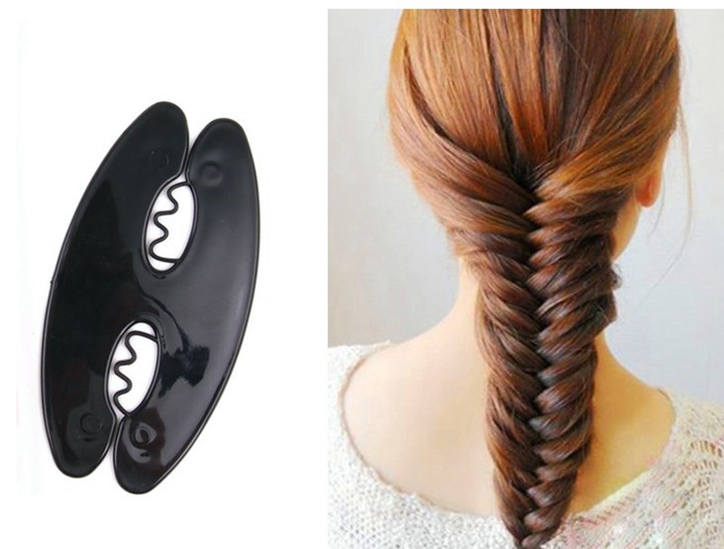 

Twist Roller Hair Tools Weave Braid Hair Braider Bun Maker Hair Roller Beauty Tool Braiding Accessories, Brown