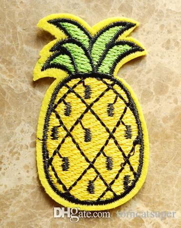HOT SALE TROPICAL PINEAPPLE Iron On patch Shirt Hat Jean shoes Applique
