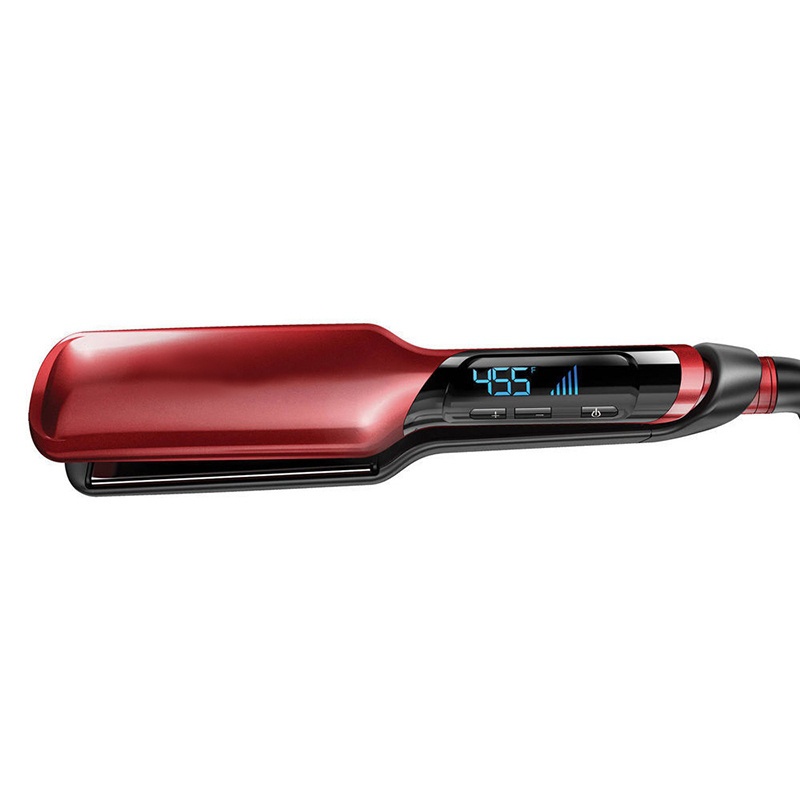 

110~240V Hair Straightener Silk Ceramic Straightening Irons 2 inch Flat Iron 455F Hair Styling Tools 450 Degrees Salon Straightening Iron