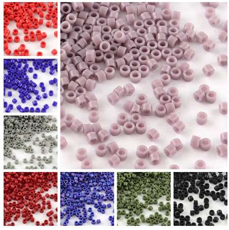 4mm 6//0 verre seed perles lilas 50g grammes