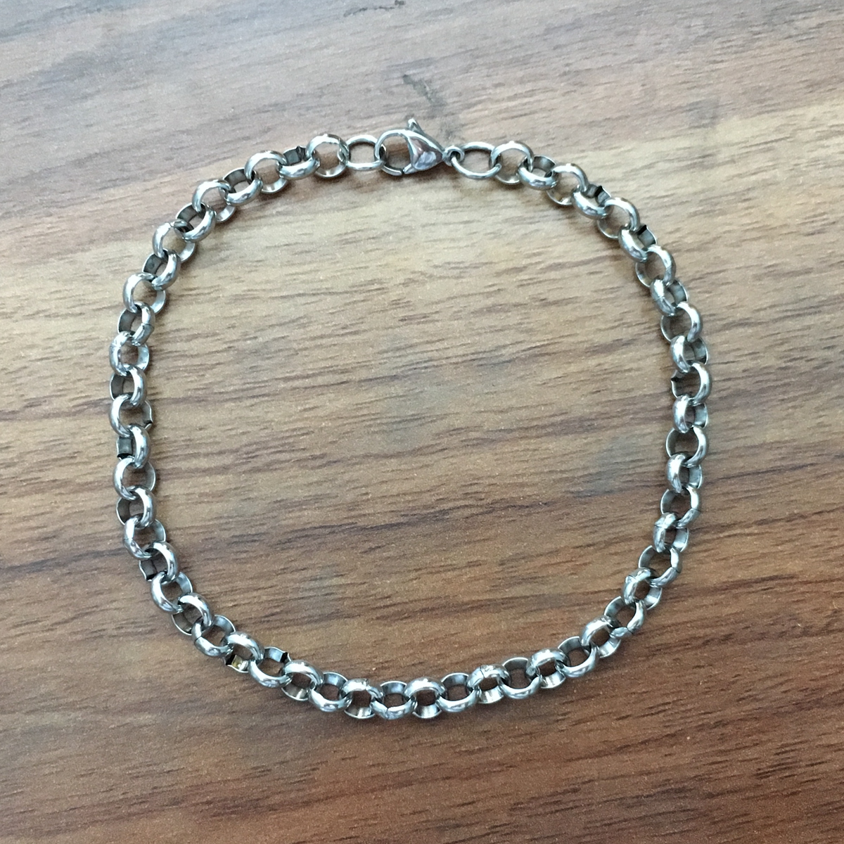 

6mm Men Women Stainless Steel Rolo Link Chain Lobster clasp Handmade beautiful gifts! Factory outlets, accept personalized custom wholesale.