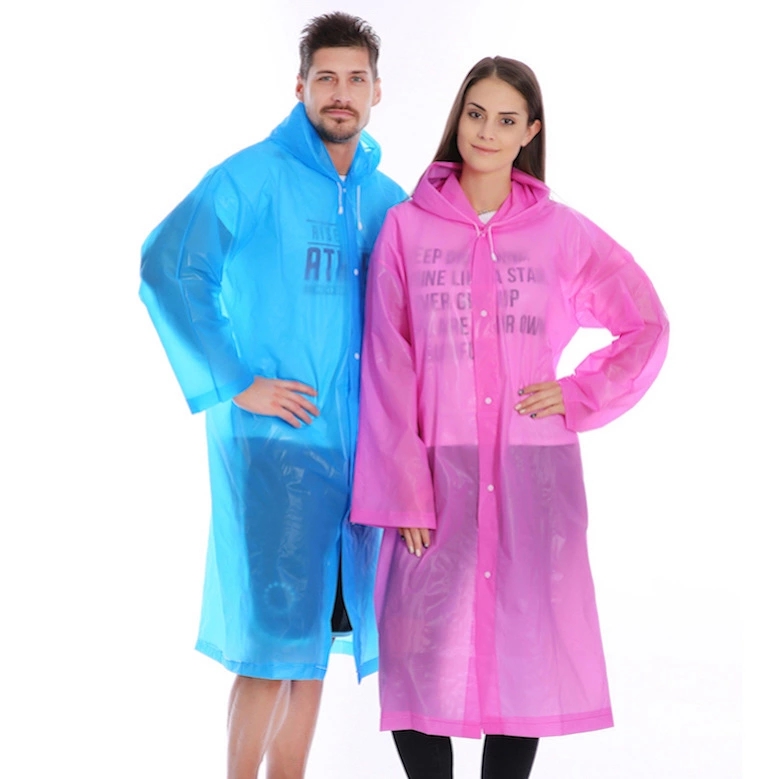 

2018 New Fashion Women Men EVA Raincoat Portable Outdoor Travel Rainwear Waterproof Camping Hooded Ponchos Rain Cover Rainwear Suit