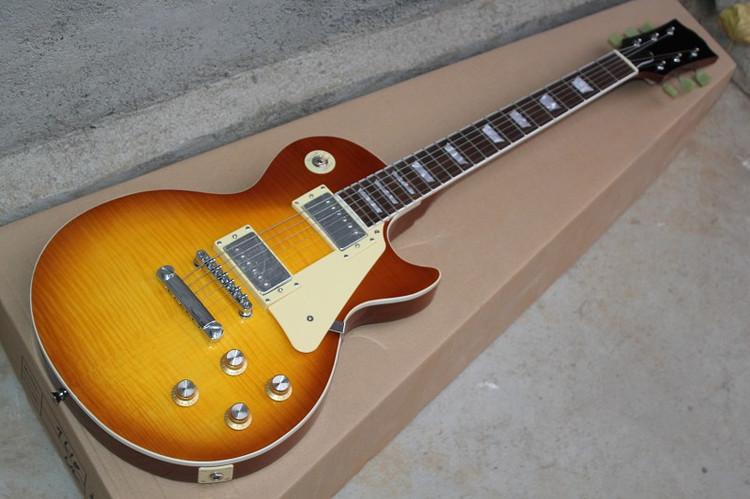 

2016 Wholesale Price Free shipping! G standard USA OEM Mahogany electric guitar,Country tobacco color,H-H pickups,In store!