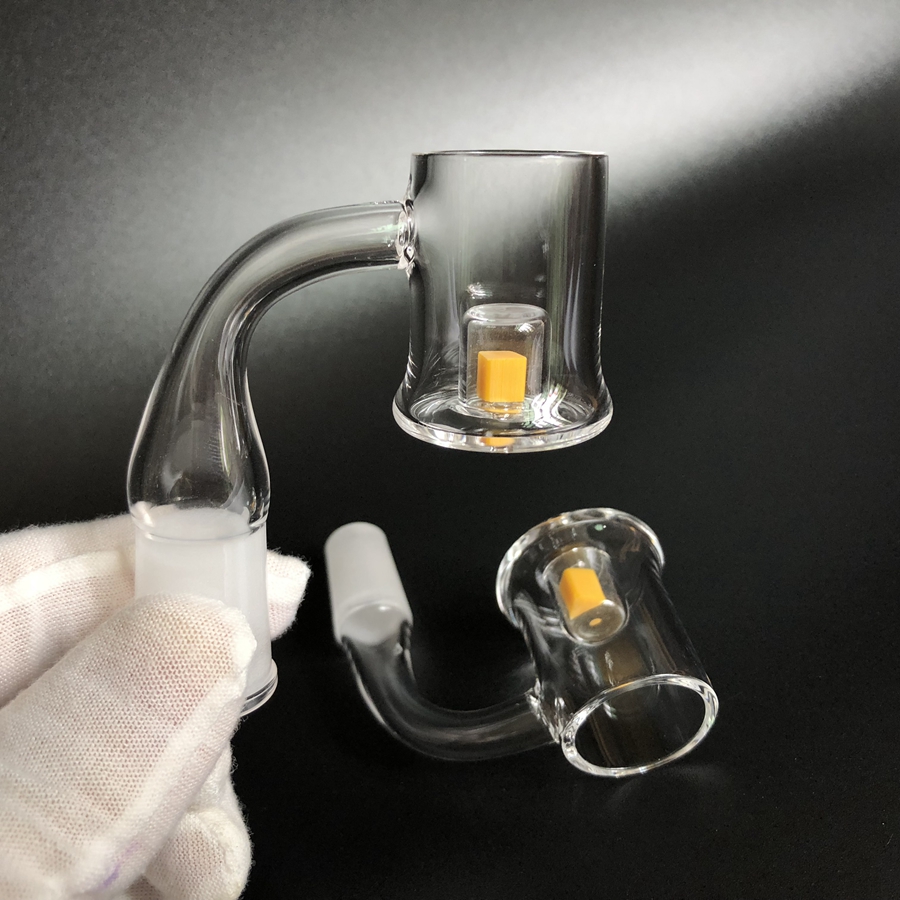 

Newest 25mm XL flat top Cadmium Core Reactor Quartz Banger nail Thermochromic thermal banger 10mm 14mm 18mm Male Female For Oil Dab Rig