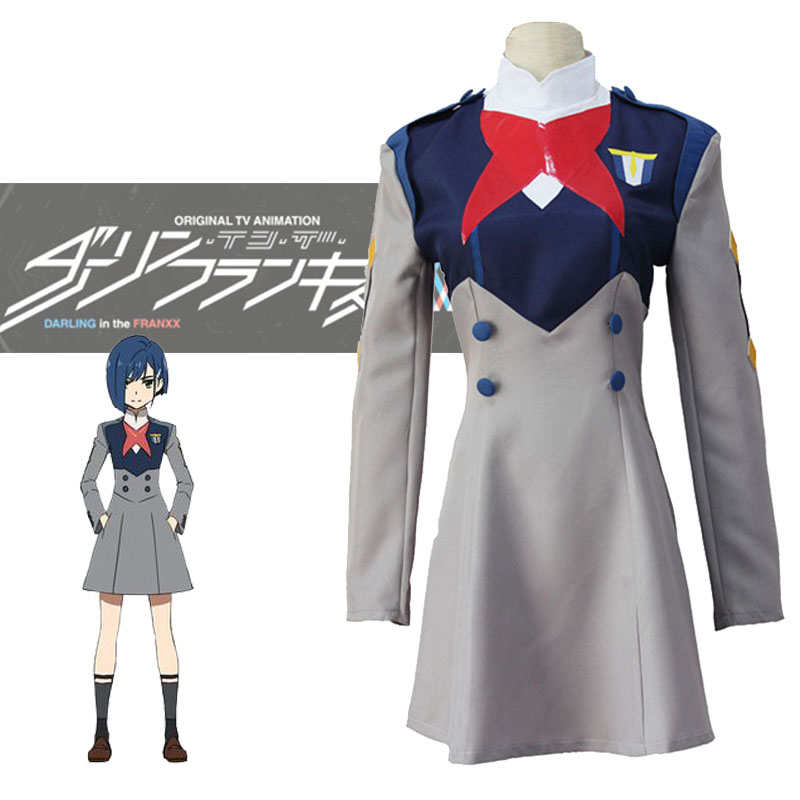 

DARLING in the FRANXX Cosplay ICHIGO Costume Anime Love Live Cosplay Girl School Uniform Women Japanese Outfit Anime Dress