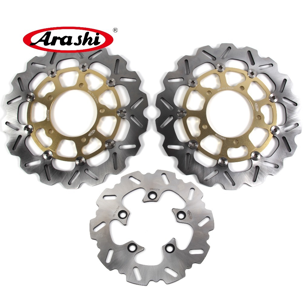 

ARASHI For SUZUKI GSXR 750 2006 2007 Front Rear Brake Rotors Disk Disc Set Motorcycle GSX-R GSX R 600 GSXR750 GSXR1000 1000