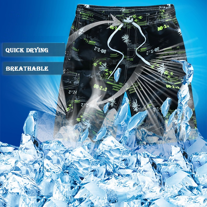 

Tailor Pal Love Shorts Men Beach Summer Print Bermuda Masculina Men Shorts Fashion Homme Mens Board Shorts Plus size Swimwear, Blue