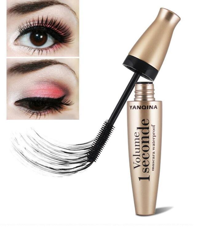

Beauty Makeup Mascara Long and Thick Waterproof Roll Tab Extension of the Warped Eyelash Mascara Women Lady Makeup, Black