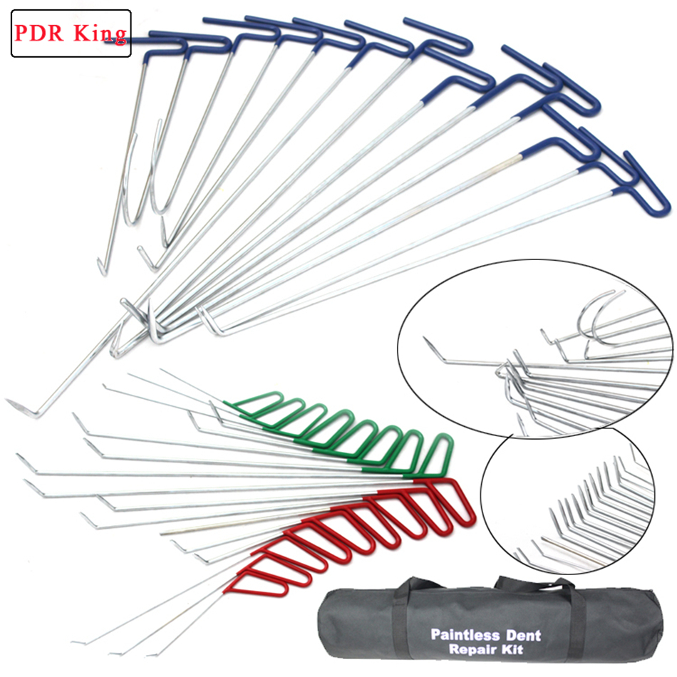 2019 Pdr Rods Hook Tools Paintless Dent Repair Car Dent Repair