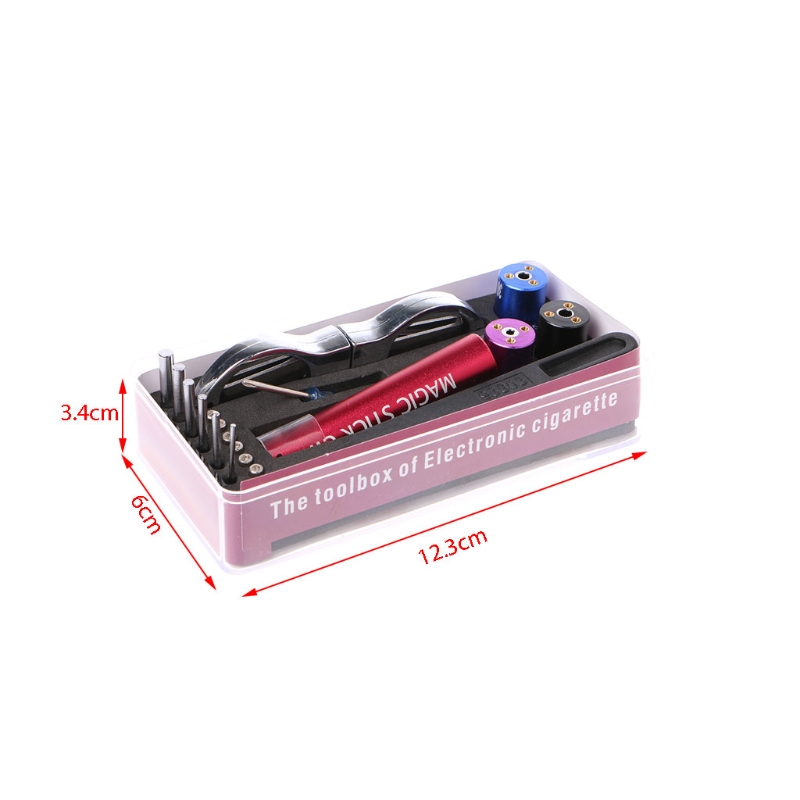 

6 In 1 Coiling Coil Jig Heating Wire Wick Tool Kit For DIY RDA RBA Atomizer Vape