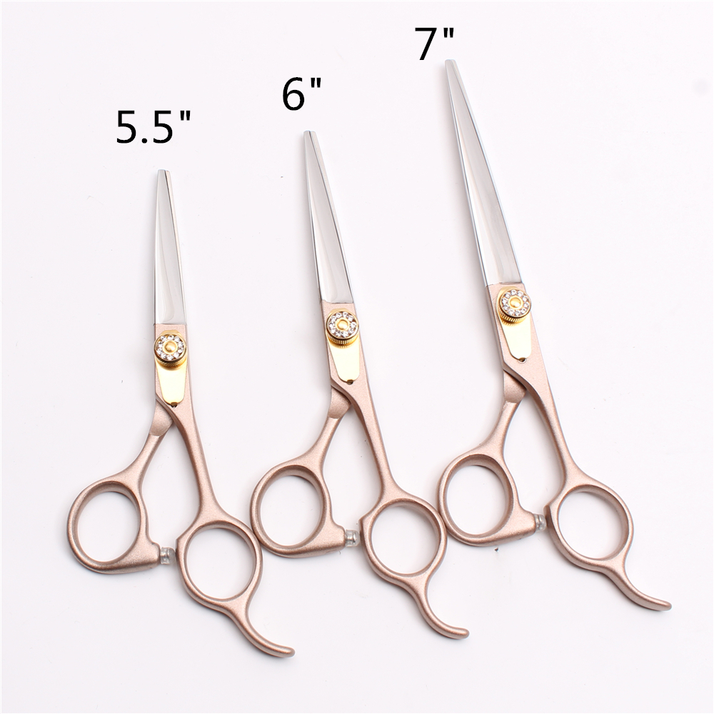 

5.5'' 6" 7" 440C Customized Logo Laser Professional Human Hair Scissors Cutting Shears Barbers' Hairdressing Scissors Salon Style Tool C9105