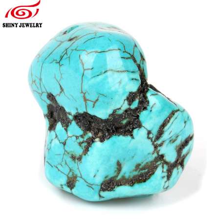 

1PC Turquoises Beads for Jewelry Making 2017 Hot Sale Irregular Blue Natural Stone Beads Stabilized Turquoises Beads 20-25mm