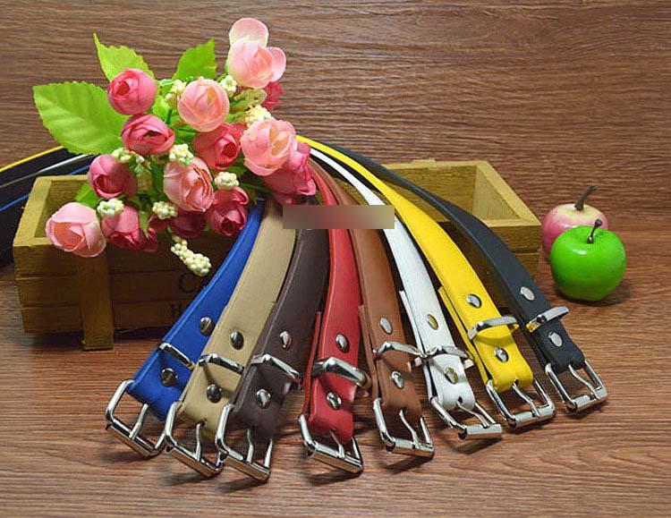 

Cute Candy Color PU Leather Belt Alloy Belt Buckles Children Fashion Belts For Kids Women Best Gift Free Shipping A8411, Mix colors