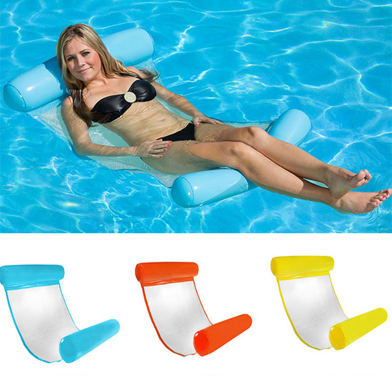 Sofá De Aire Inflable Natación Flotador Mat Agua Hamaca piscina dormir colchón de la cama