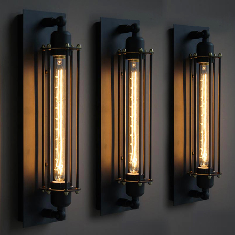 

Loft Vintage Wall Lamps American Industrial Wall Light Edison T30 E27 Bed-lighting Eye-lantern Wall Sconce Lights Home Decoration Lighting