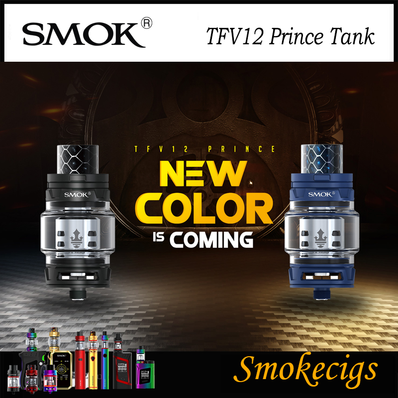 

SMOK TFV12 Prince Tank Standard Edition 8ML Big Capacity Cloud Beast Tank with V12 Prince Series Coils All-round 100% Original