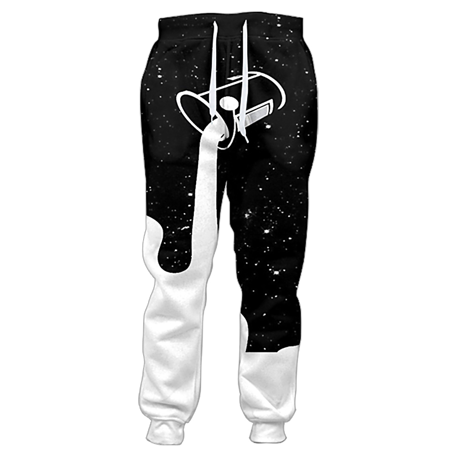 Galaxy Wolf 3D Print Casual Pants Mens Womens Sweatpants Sport Jogging Pants