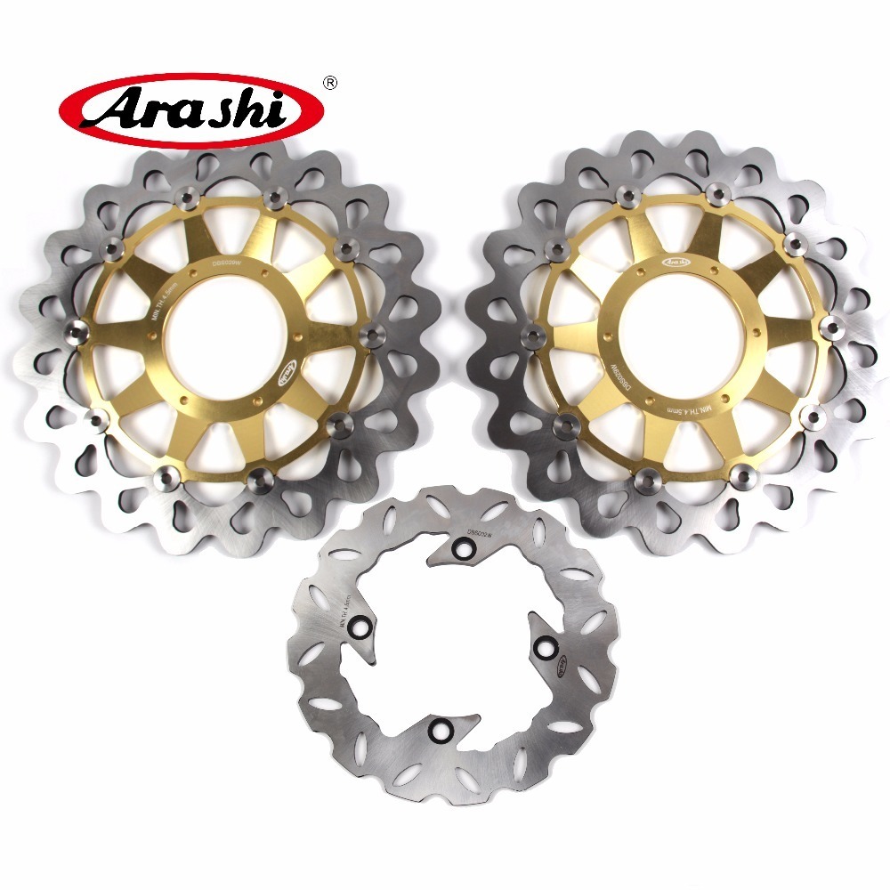 

ARASHI For HONDA VTR SP1 RC51 1000 2000 2001 2002 2003 2004 Front Rear Brake Disc Rotor Kits CBR1000RR 2006 2007