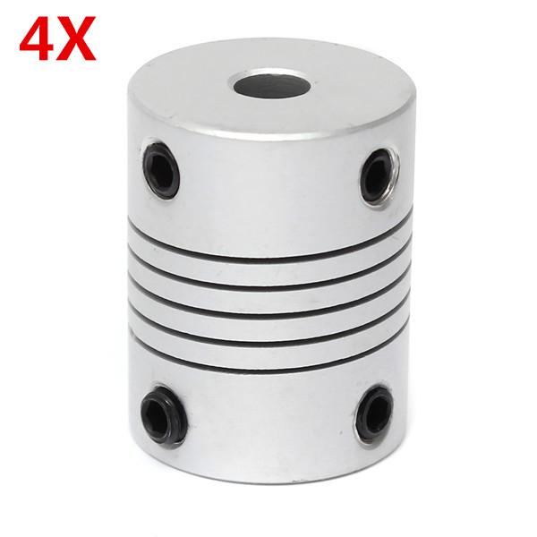 Acoplamiento Flexible 5mmx8mm 5mm-8mm 5x8mm CNC 3D Impresora Acoplador de eje de la mandíbula del motor