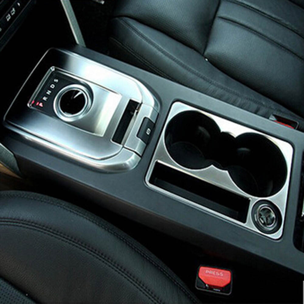 

Console gear shift head penal cup holder storage box trim cover sticker decorative for land rover discovery sport Interior Accessories