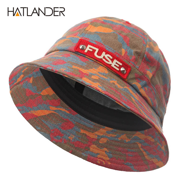 

Outdoor Accs Outdoor Fishing Bucket Hats for Men Panama Women Autumn Summer Beach Sun Hat Hip Hop Cap Sports Camo Cotton Hat, Black;white