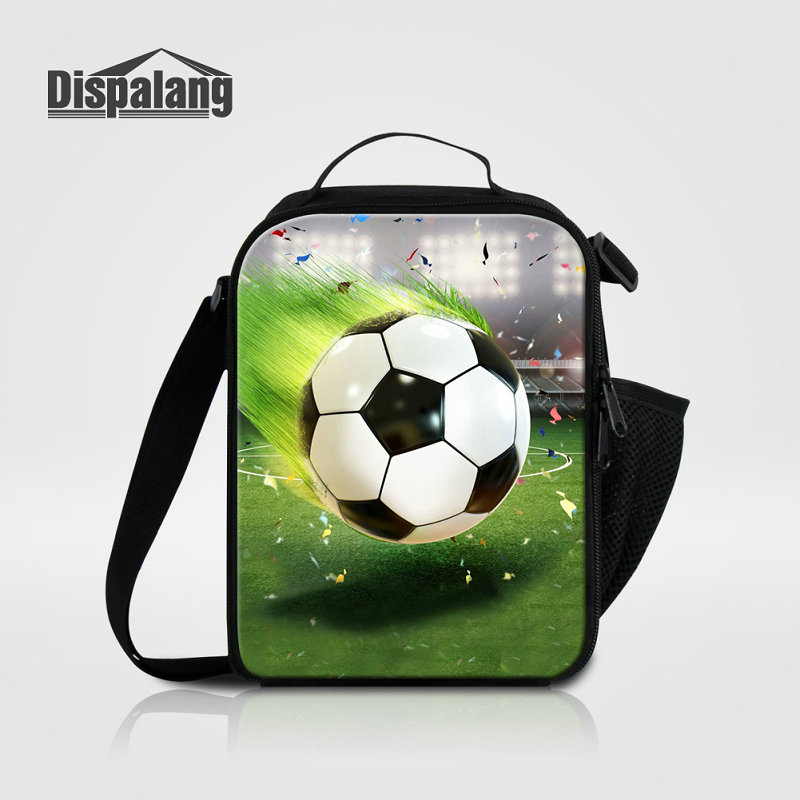 

Thermal Food Picnic Lunch Bags For Men Custom Soccer Football Printing Kids Cooler Lunch Box Bag For Boys Insulated Lancheira Meal Lunchbox, As the picture show