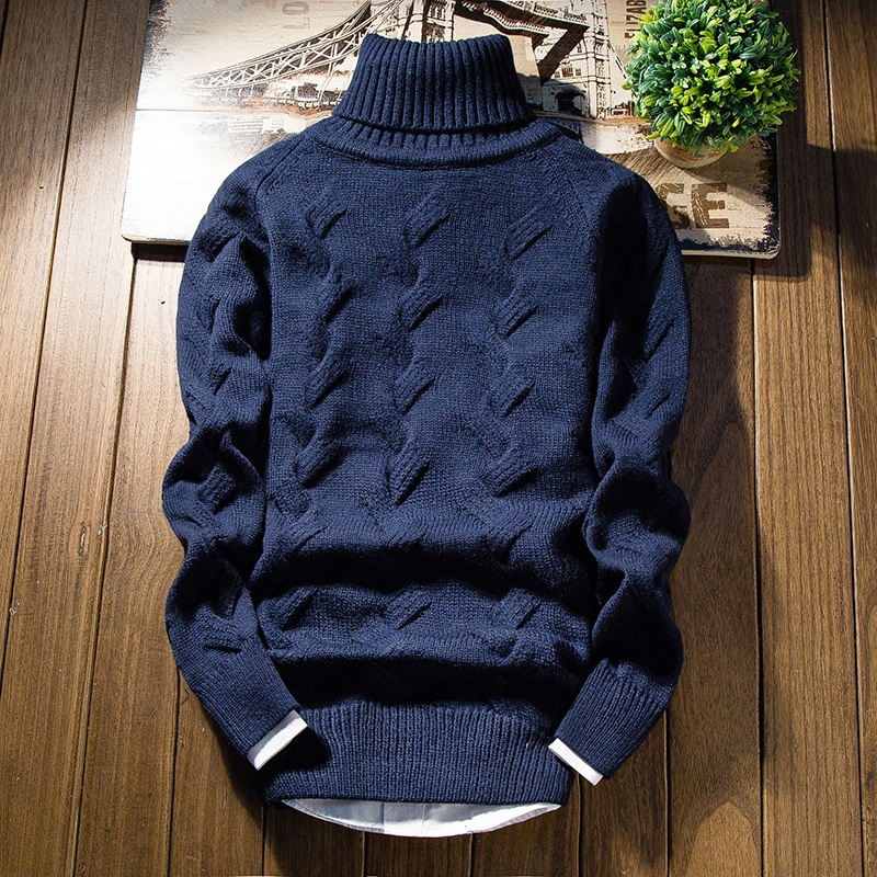 2017 New Winter Casual Turtleneck Pullovers Sweater Men Pull Homme Christmas Mens Pullover Sweaters masculino Sueter Hombre