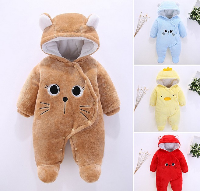 

Baby Rompers Winter Baby Boy girls Clothes Cotton Newborn toddler Clothes Infant Jumpsuits new born warm clothing one piece, 08