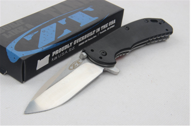 

ZT Zero Tolerance 0566 D2 Ball bearing system G10 ZT Folding Knife xmas gift knife for man 1pcs Adul