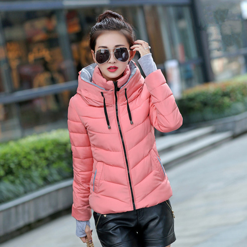 Femmes hiver veste Parka épaissir des vêtements de dessus femmes manteaux à capuche design coton rembourré plus taille Chaquetta Invierno Tops ch