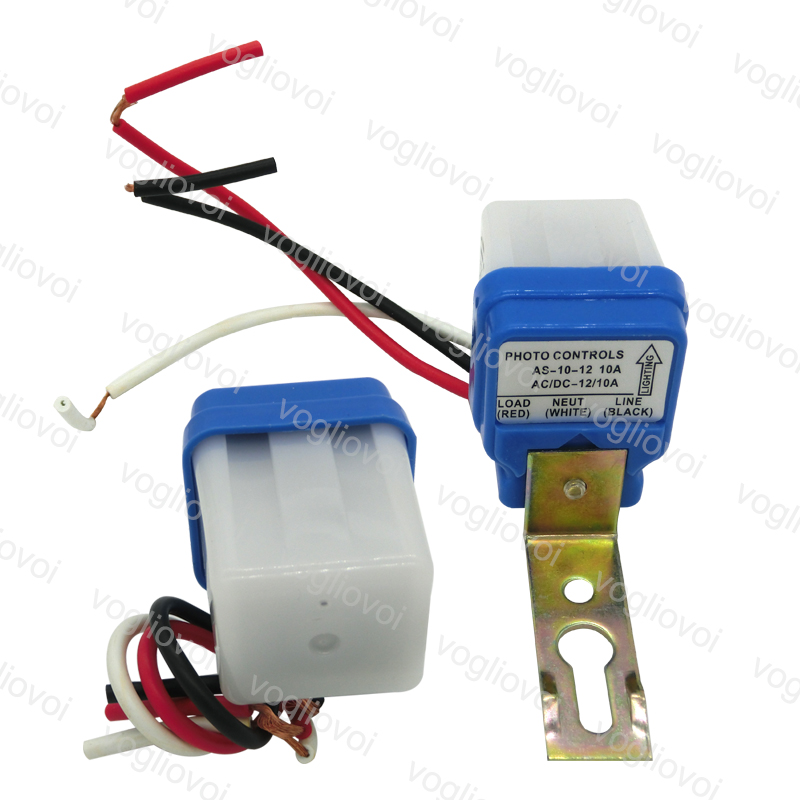 1pcs High Quality 12V 10A Auto AC DC On Off Photocell Street Light Photoswitch Sensor Switch Hot Sales