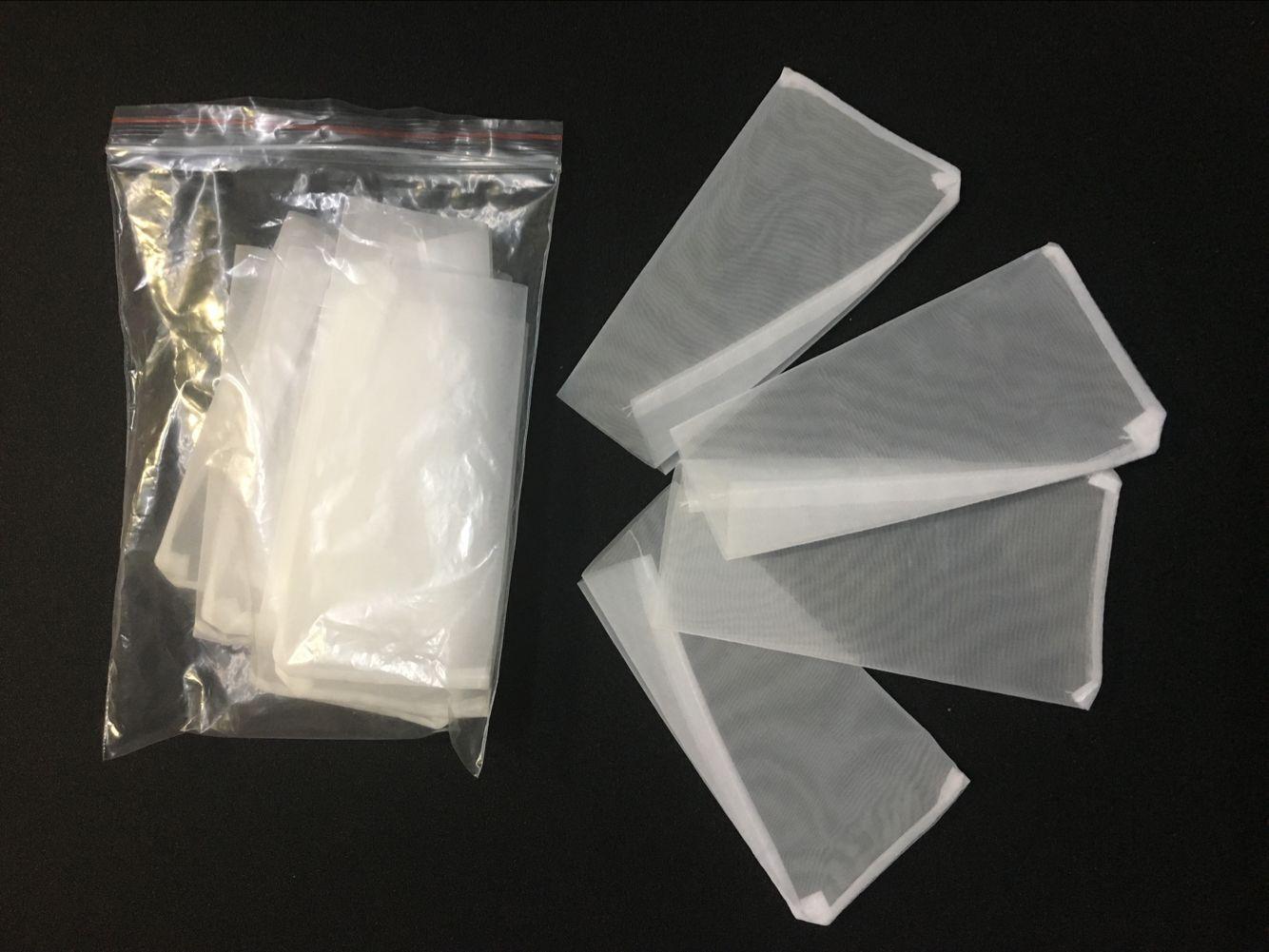 

90micron rosin filter bags Rosin tech press machine 2*4inch rosin fitler bags 160pcs
