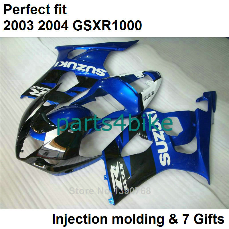 

Hot sale fairings set for SUZUKI GSXR 1000 K3 2003 2004 fairing kit GSXR1000 03 04 bodywork GSXR1000 DJ23, Multi-color
